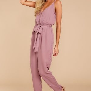 NWT Aura Mauve Jumpsuit
